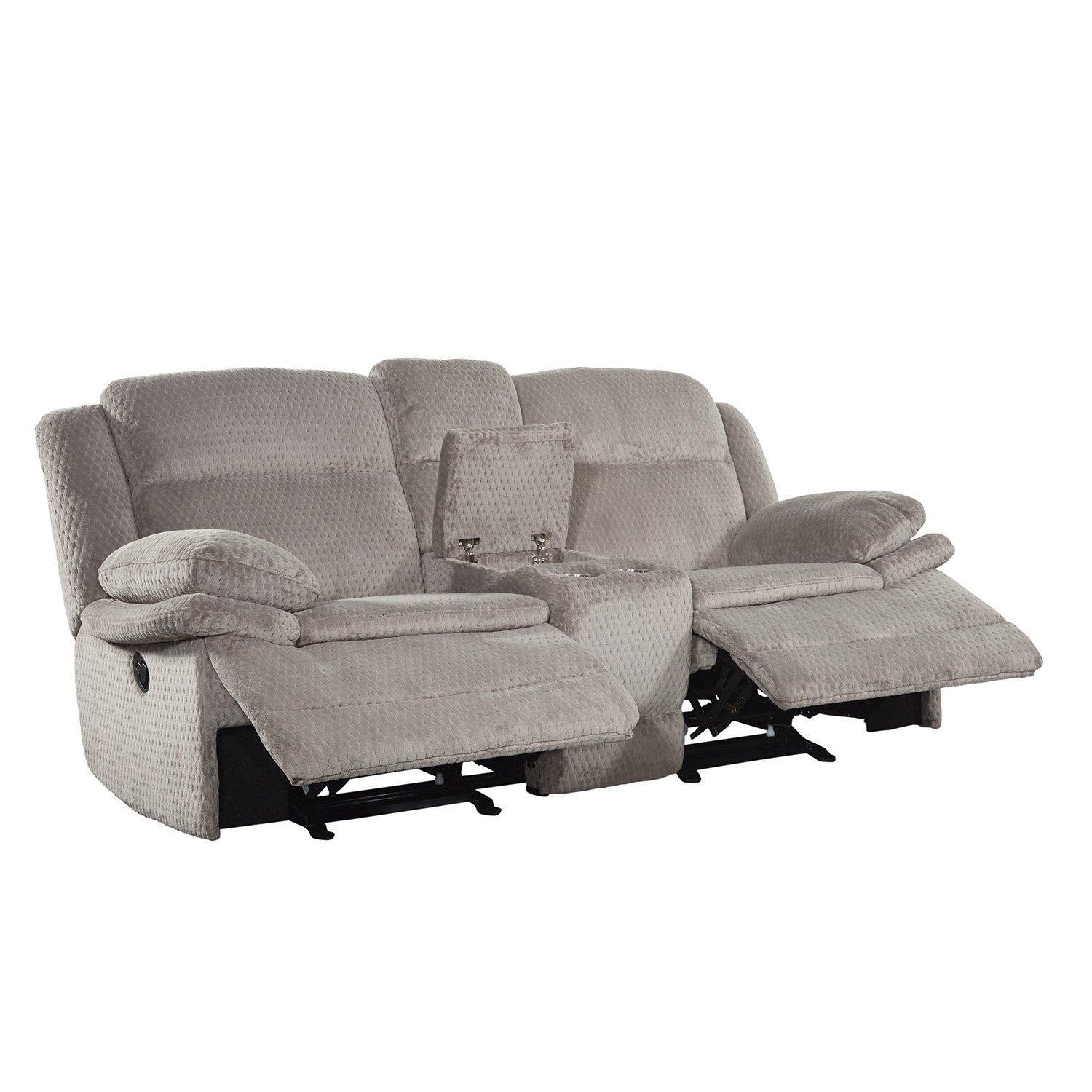 Rent to Own H317 Smokey II Reclining Glider Loveseat at Aaron's today!